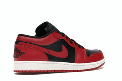 Jordan 1 Low Reverse Bred Sneakers – 553558-606 – Gym Red/Black/White