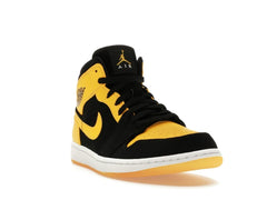 Air Jordan 1 Retro Mid New Love (2017) Black Varsity Maize White 554724-035