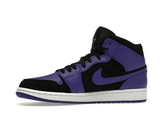 Jordan 1 Mid Black Dark Concord: Stylish Retro Sneaker
