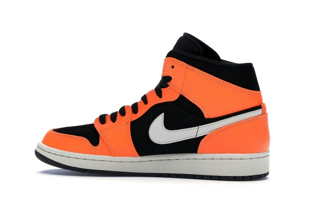 Air Jordan 1 Mid Black Cone Sneakers 554724-062