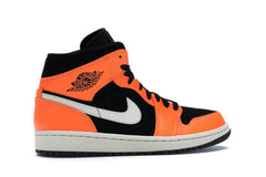 Air Jordan 1 Mid Black Cone Sneakers 554724-062