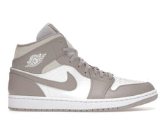 Jordan 1 Mid Linen White/Linen-Linen 554724-082 Sneakers