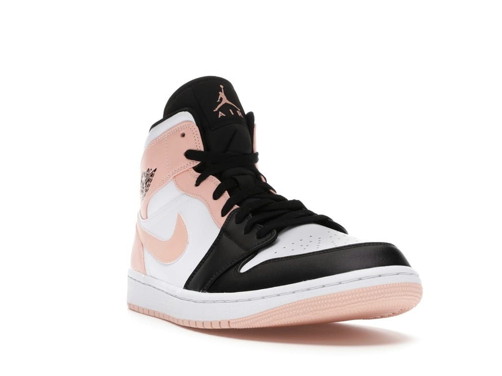 Air Jordan 1 Mid Arctic Orange Black Toe (554724-133)