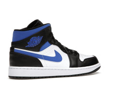 Jordan 1 Mid White Black Racer Blue 554724-140 Sneakers