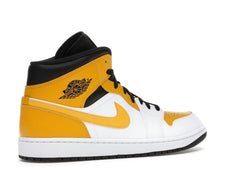Air Jordan 1 Mid University Gold White Black 554724-170 Sneakers
