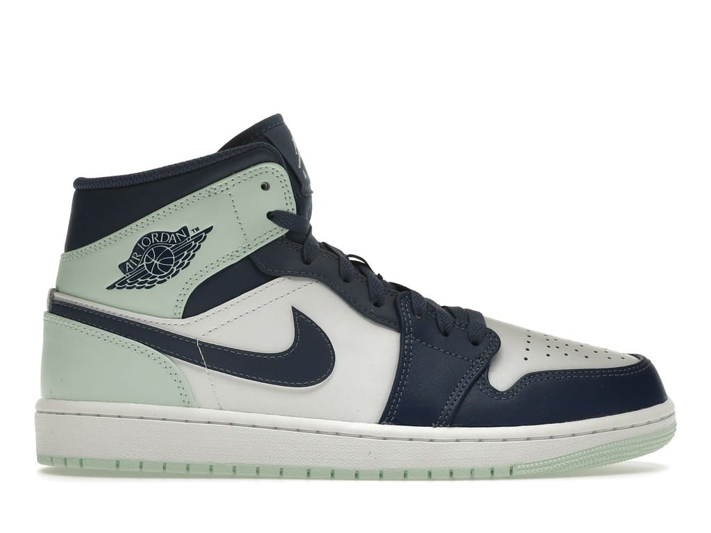 Air Jordan 1 Mid Mystic Navy Mint Foam (554724-413)