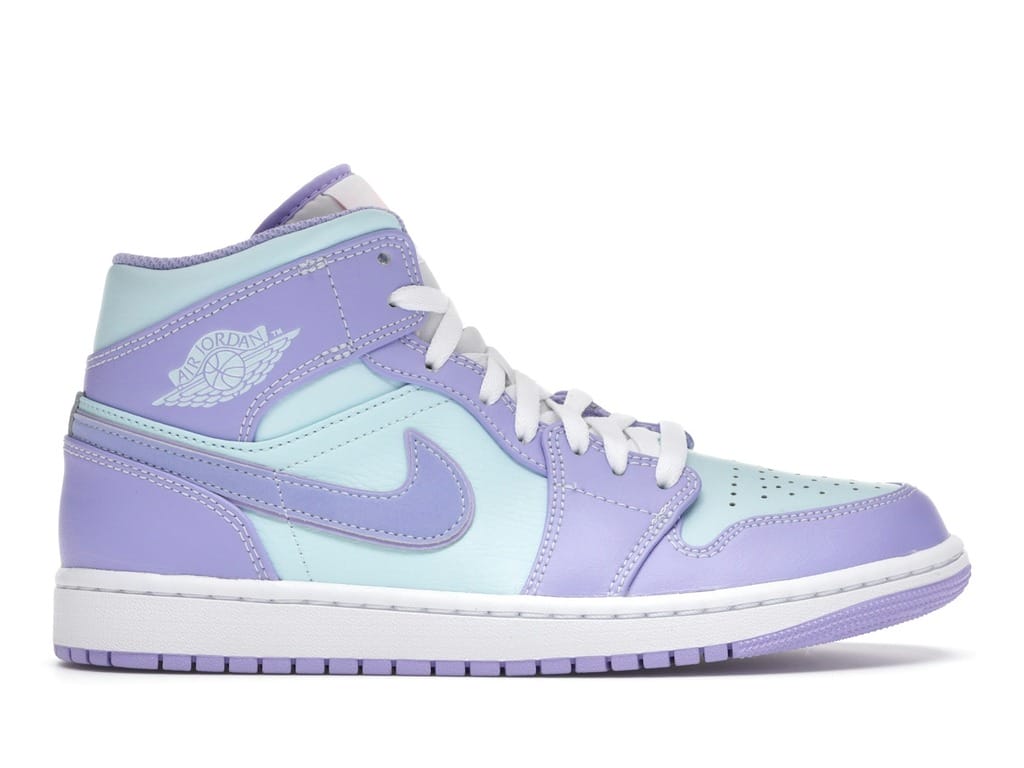 Air Jordan 1 Mid Purple Aqua (554724-500) Sneakers