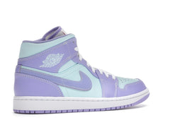 Air Jordan 1 Mid Purple Aqua (554724-500) Sneakers