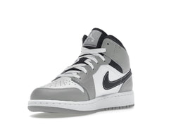 Air Jordan 1 Mid Light Smoke Grey (GS) 554725-078 Grey Black Anthracite White