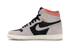 Jordan 1 Retro High Neutral Grey Hyper Crimson (555088-018)