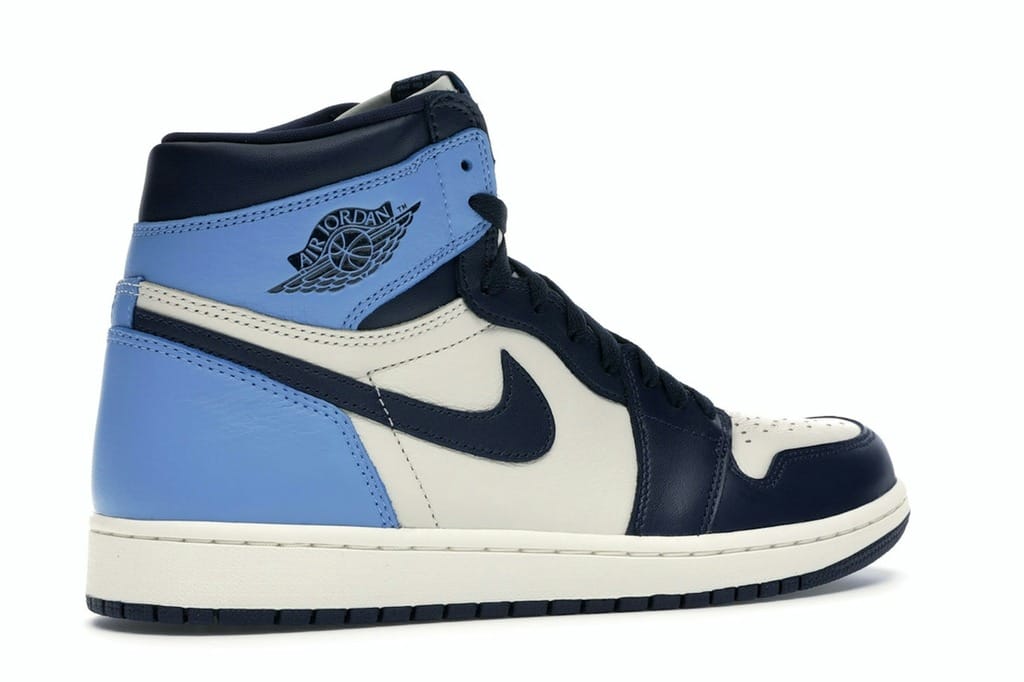 Air Jordan 1 Retro High Obsidian 555088-140 Sail/Obsidian/University Blue