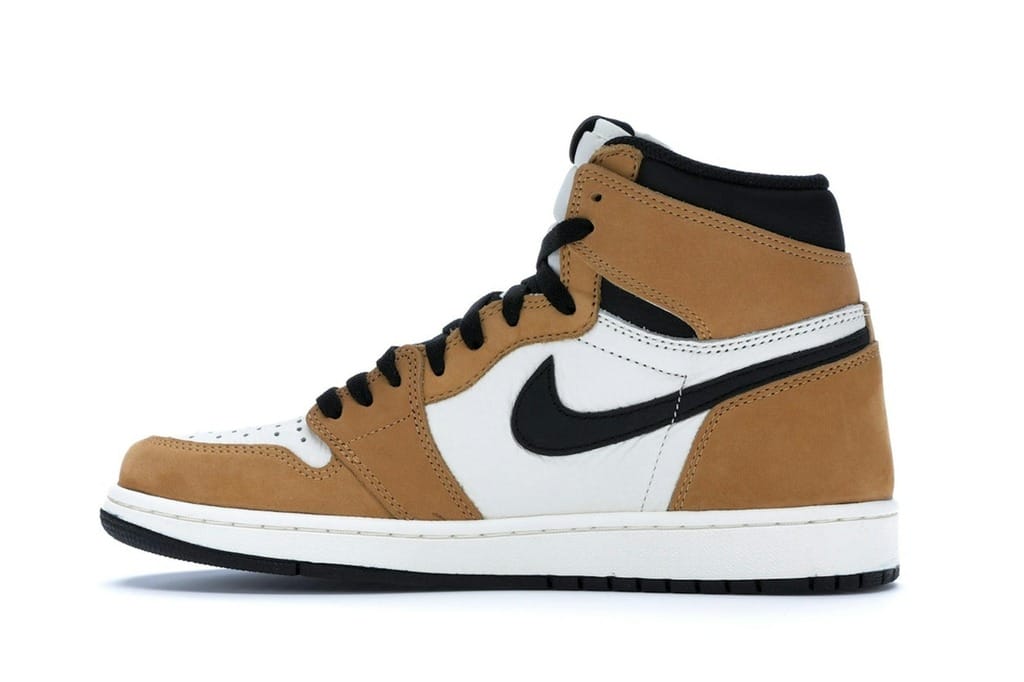 Jordan 1 Retro High Rookie of the Year (555088-700) Golden Harvest/Black