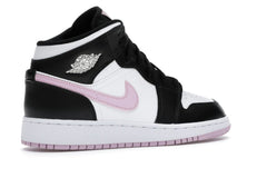 Air Jordan 1 Mid GS White Black Light Arctic Pink (555112-103)