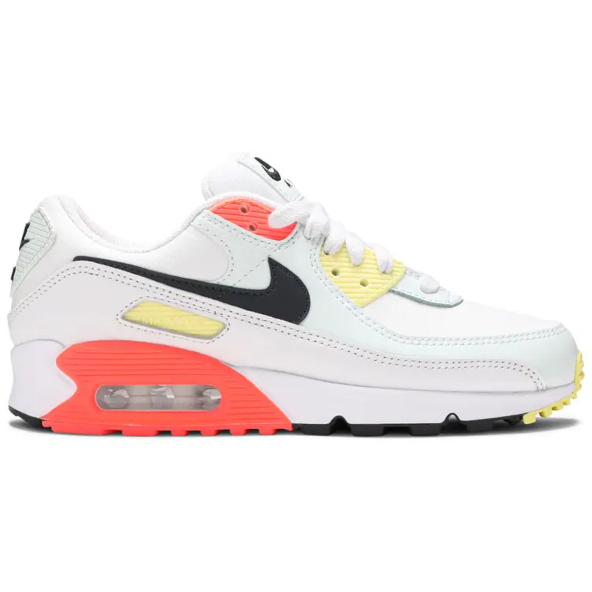 Nike Air Max 90 White Barely Green Bright Mango (W)