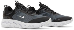 Nike React Live Black White Smoke Grey