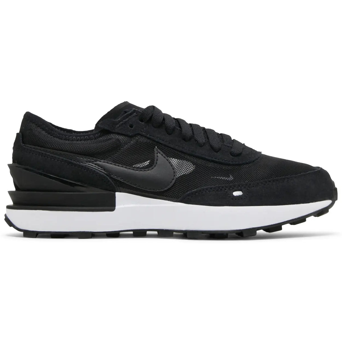 Nike Waffle One Black White Orange Black (GS)