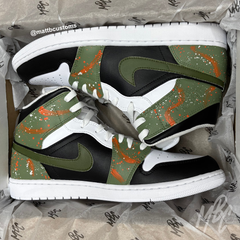 Abstract Colourway - Jordan 1 Mid Custom | UK 10