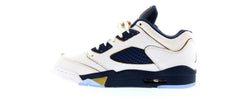 Jordan 5 Retro Low Dunk From Above White Metallic Gold Midnight Navy 819171-135