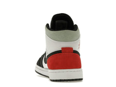 Air Jordan 1 Mid SE Red Black Toe (852542-100)