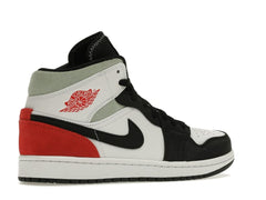 Air Jordan 1 Mid SE Red Black Toe (852542-100)