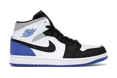 Air Jordan 1 Mid SE Royal Black Toe – White/Black/Hyper Royal – 852542-102