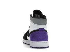 Air Jordan 1 Mid SE Purple White Black Light Solar Flare Varsity Purple 852542-105