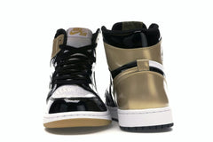 Air Jordan 1 Retro High Gold Top 3 (861428-001) Black/Metallic Gold Sneakers