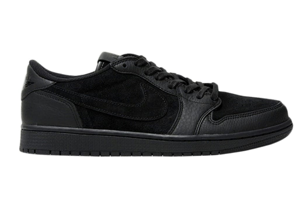 Jordan 1 Low Premium Triple Black Sneakers – 919701-010
