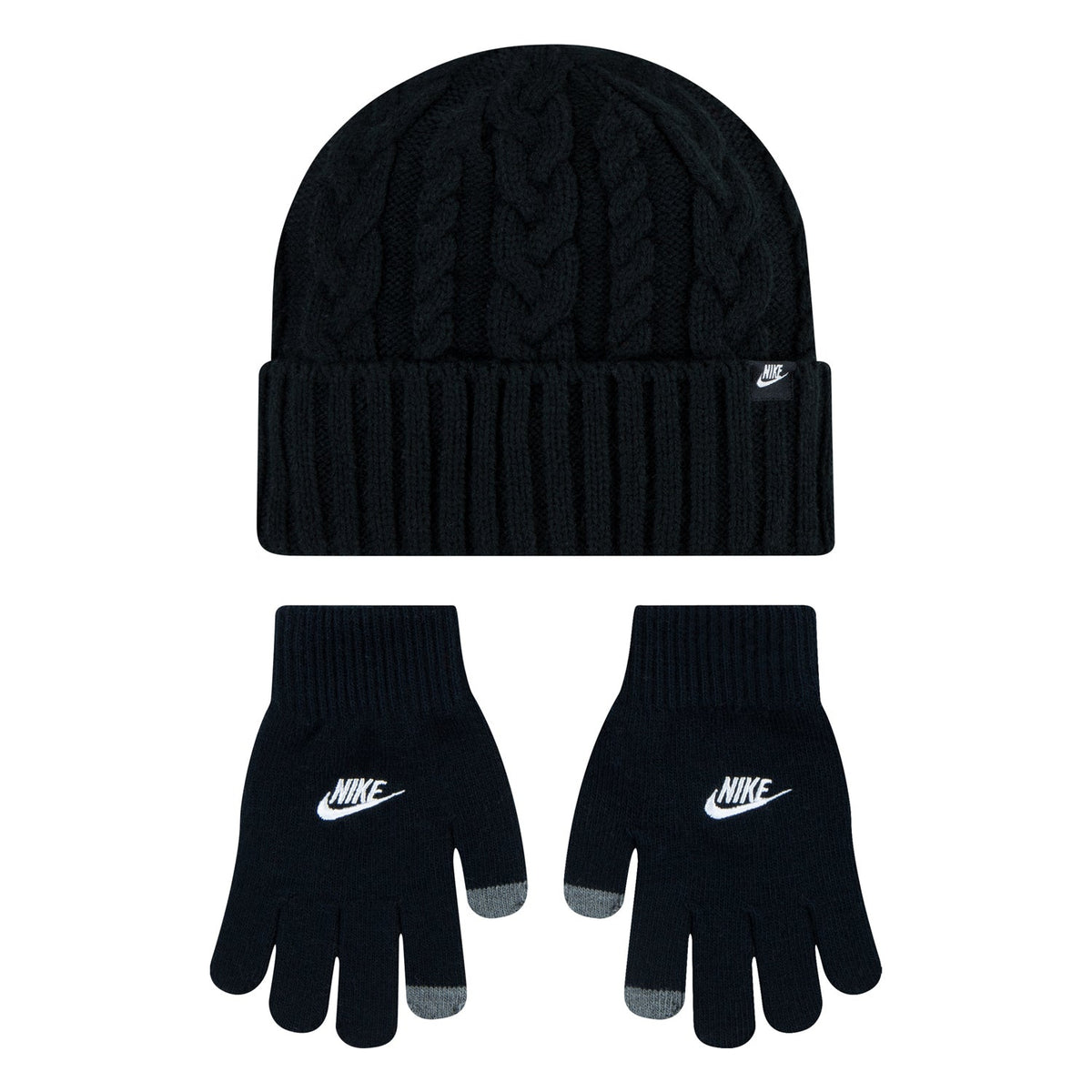 Youth Cable Knit Beanie & Glove Set