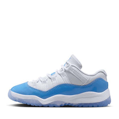 Jordan 11 Retro Low (PS) - White/University Blue