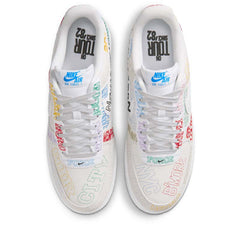 Nike Air Force 1 '07 LV8 'On Tour' - White/White