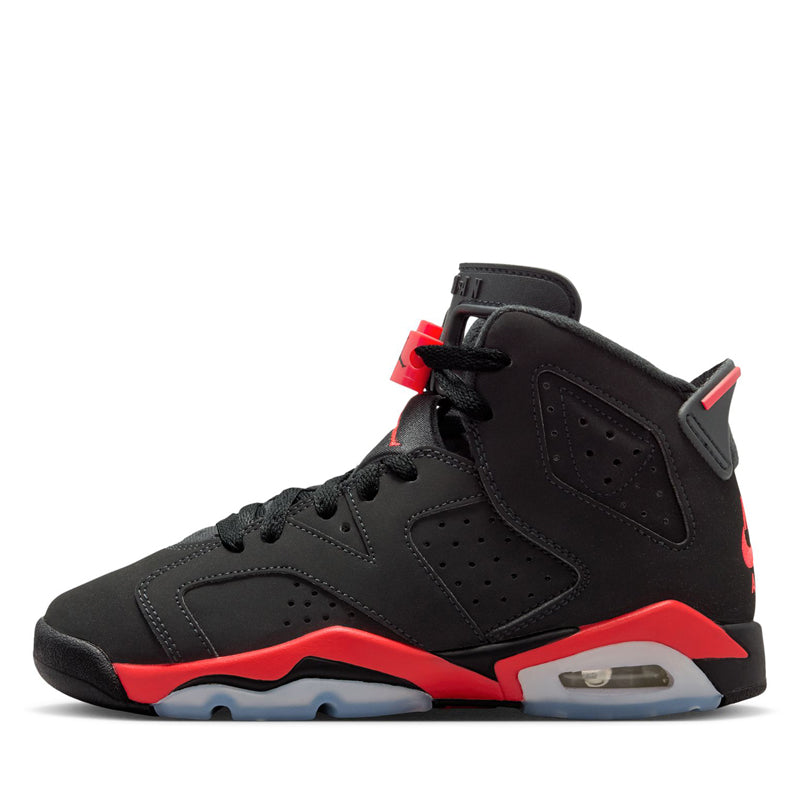 Air Jordan 6 Retro 'Reverse Infrared' (GS) - Black/Light Crimson