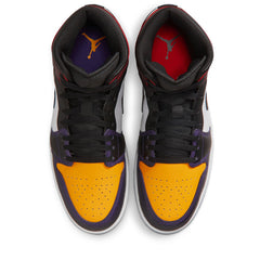 Air Jordan 1 Mid SE 'LA To Chicago' (GS) - True Red/Black