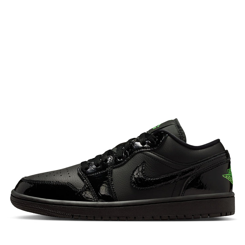 Women's Air Jordan 1 Low SE - Black/Scream Green