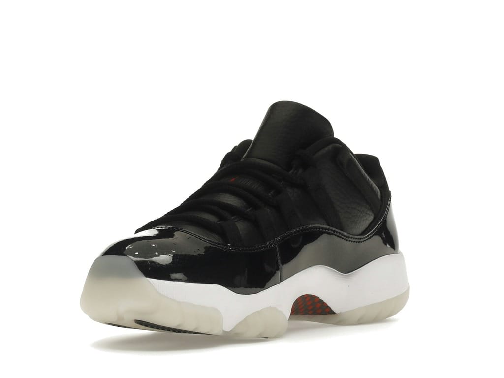 Air Jordan 11 Retro Low 72-10 (AV2187-001) Black/Gym Red/White/Sail