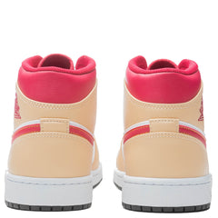Air Jordan 1 Mid - White Onyx/Light Curry/White