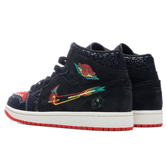 Air Jordan 1 Mid SE "Siempre Familia" - Black/Chile Red