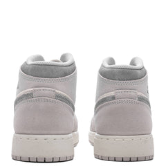 Air Jordan 1 Mid SE (GS) - Neutral Grey/Smoke Grey/Sail