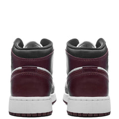 Air Jordan 1 Mid SE (GS) - White/Dark Pony/Black