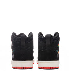 Air Jordan 1 Mid SE (PS) "Siempre Familia" - Black/Chile Red