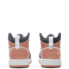 Air Jordan 1 Mid (PS) - White/Light Madder Root/Black