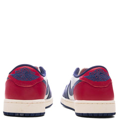 Air Jordan 1 Retro Low OG 'Howard University' - Summit White/Gym Red/Midnight Navy