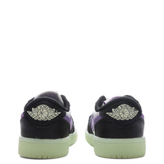 Air Jordan 1 Retro Low OG (PS) - Black/Black Raspberry/Volt Tint