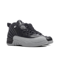 Air Jordan 12 Retro (PS) Barons - Black/Wolf Grey/White