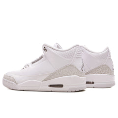 Air Jordan 3 Retro 'Pure Money' - White/Metallic Silver