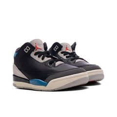 Air Jordan 3 Retro OG 'Rare Air' (PS) - Black/Chile Red/Neutral Grey