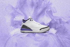 Air Jordan 3 Retro (PS) - White/Black/Dark Iris