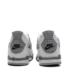 Air Jordan 4 Retro OG 'White Cement' (PS) - Summit White/Fire Red/Cement Grey/Black