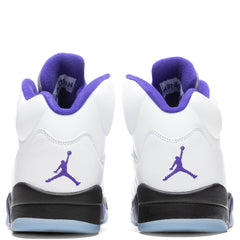 Air Jordan 5 Retro - White/Dark Concord/Black