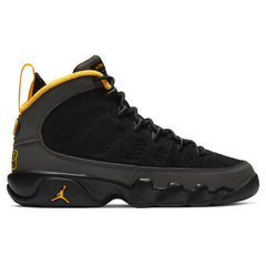 Air Jordan 9 Retro (GS) "University Gold" - Black/Dark Charcoal